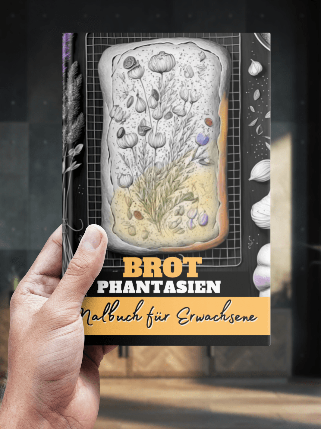 Brot Phantasien Malbuch für Erwachsene